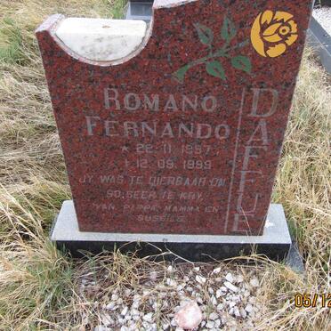 DAFFUE Romano Fernando 1997-1999