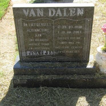 DALEN P.J., van 1939-2007