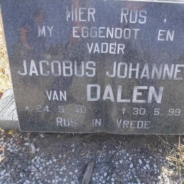 DALEN Jacobus Johannes, van 1940-1999