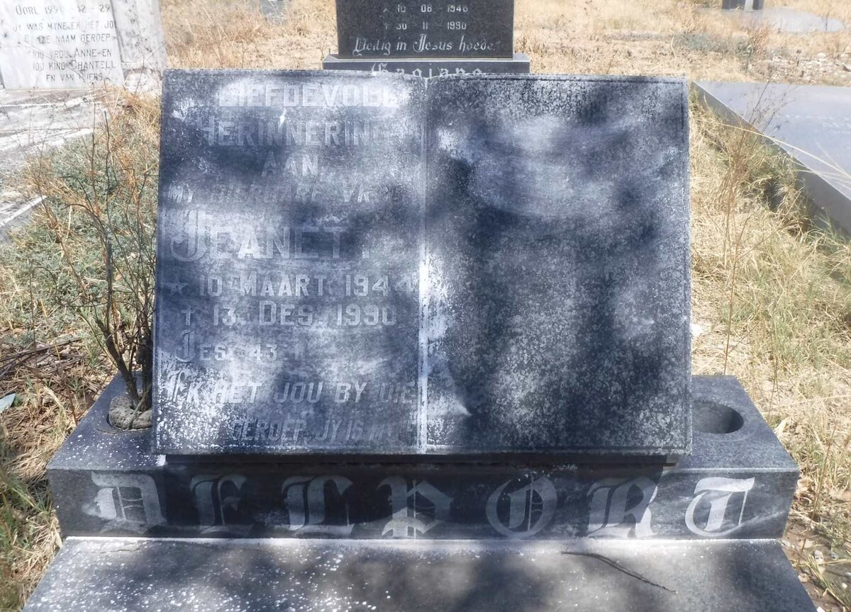 DELPORT Jeanette 1944-1990