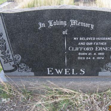 EWELS Clifford Ernest 1910-1974