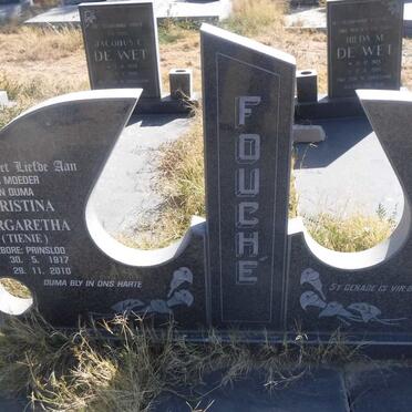 FOUCHE Ben 1912-1991 &amp; Christina Margaretha PRINSLOO 1917-2010