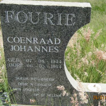 FOURIE Coenraad Johannes 1944-1964