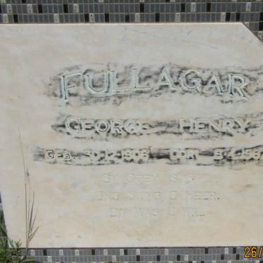 FULLAGAR George Henry 1906-1967