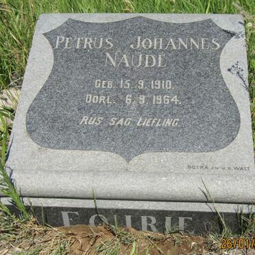 FOURIE Petrus Johannes Naude 1910-1964