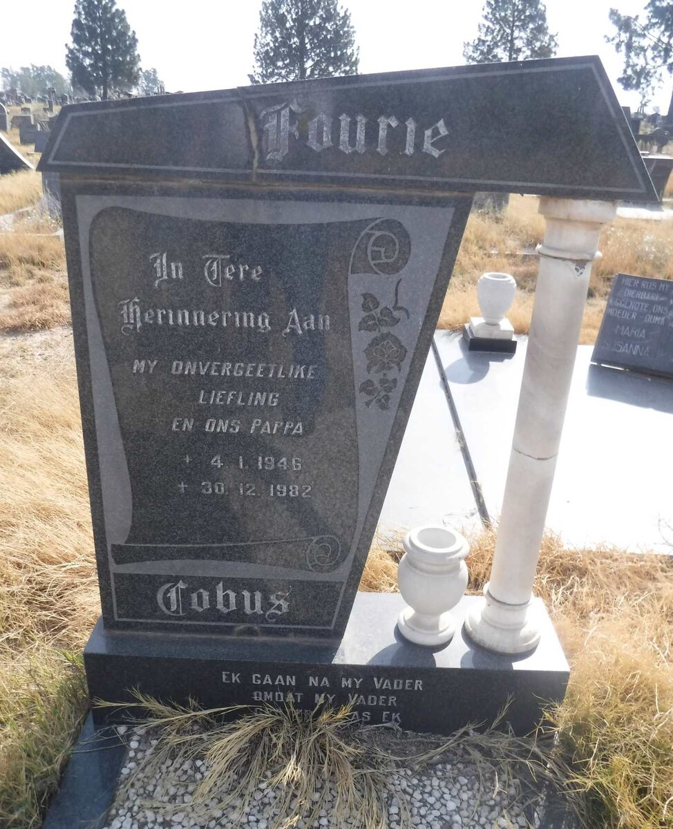 FOURIE Cobus 1946-1982