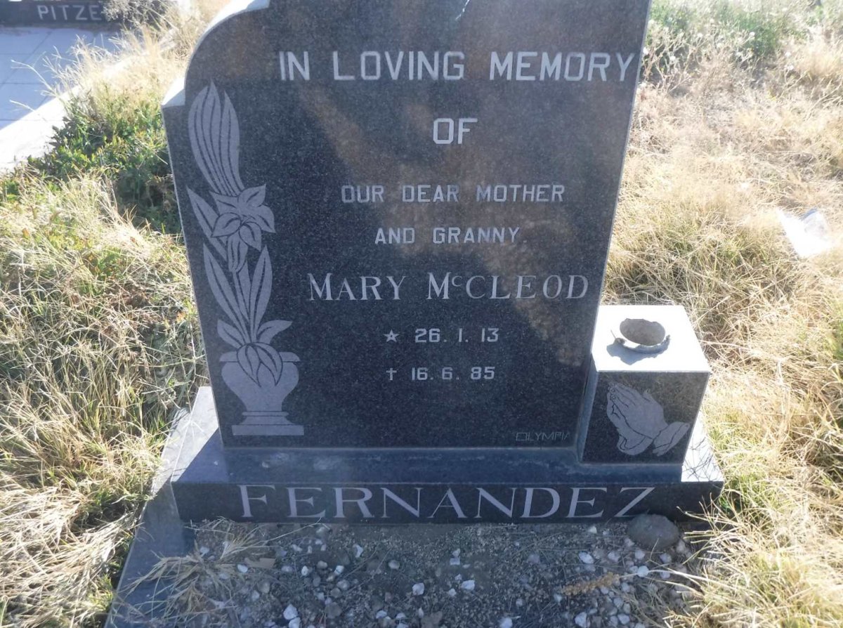 FERNANDEZ Mary McLeod 1913-1985
