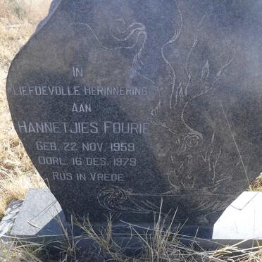 FOURIE Hannetjies 1959-1979