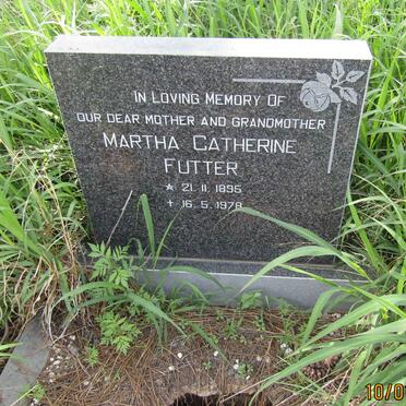 FUTTER Martha Catherine 1895-1978