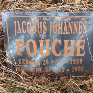 FOUCHÉ Jacobus Johannes 1989-1990