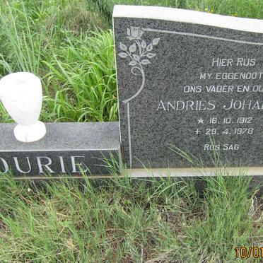 FOURIE Andries Johannes 1912-1978