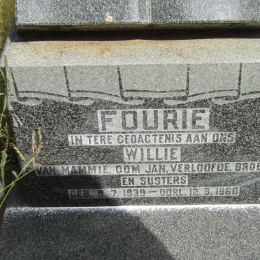 FOURIE Willie 1939-1960