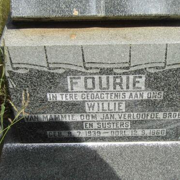 FOURIE Willie 1939-1960
