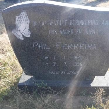 FERREIRA Phil 1920-1996