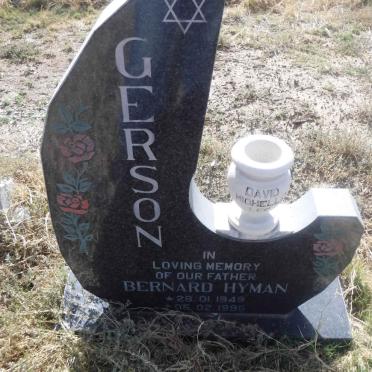 GERSON Bernard Hyman 1949-1995