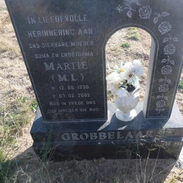 GROBBELAAR M. L. 1930-2003