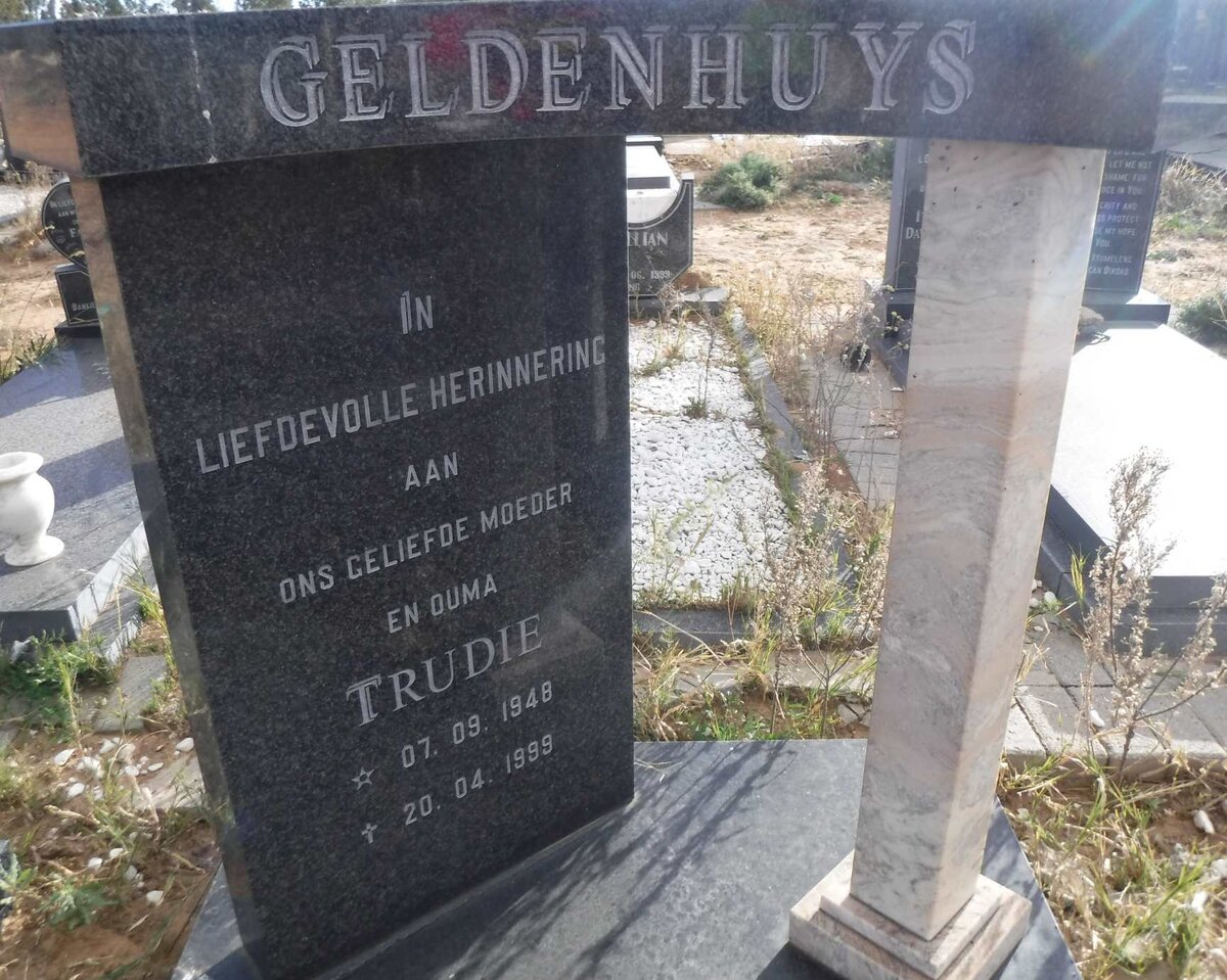 GELDENHUYS Trudie 1948-1999