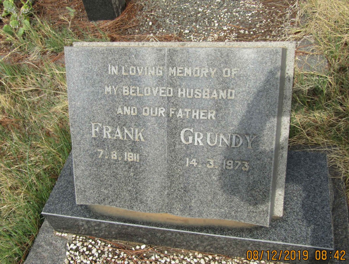GRUNDY Frank 1911-1973