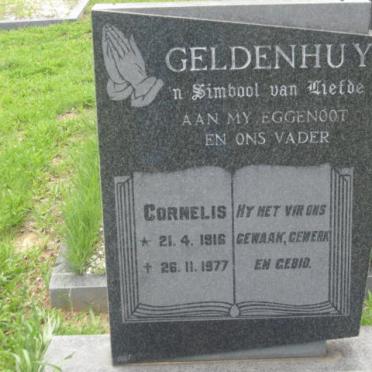 GELDENHUYS Cornelis 1916-1977