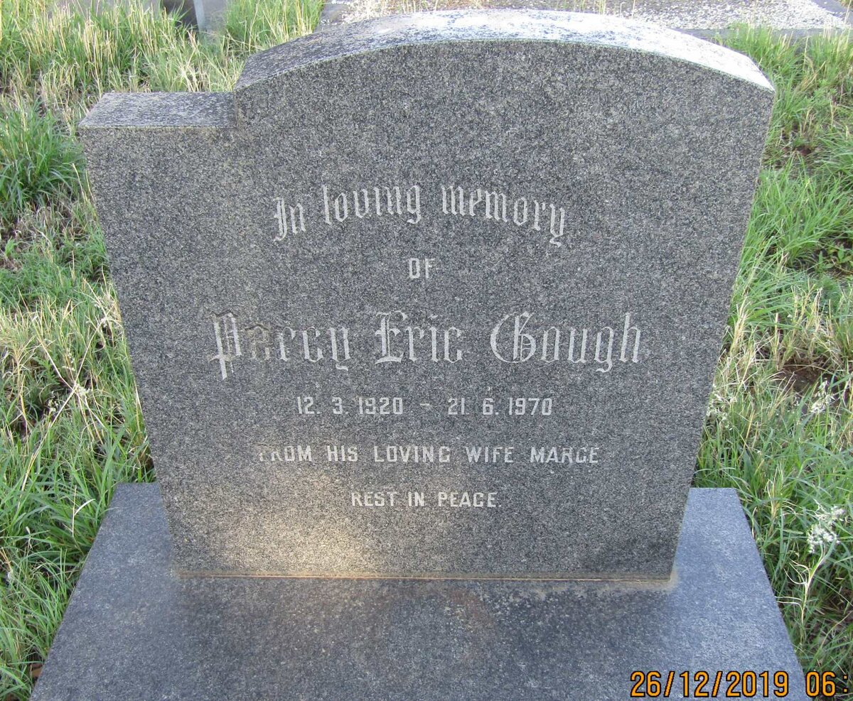 GOUGH Percy Eric 1920-1970