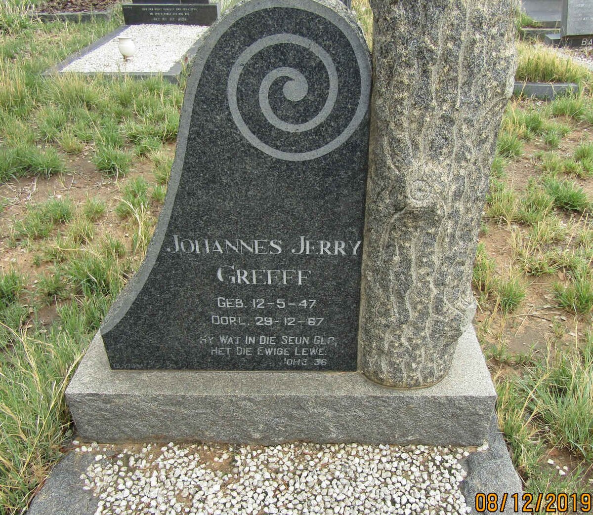 GREEFF Johannes Jerry 1947-1967