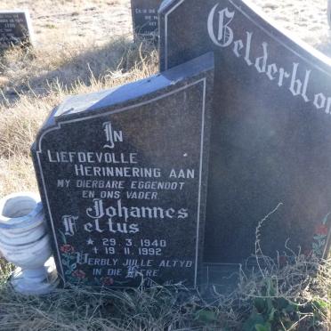 GELDERBLOM Johannes Feltus 1940-1992