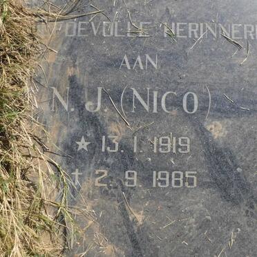 GROBLER N.J. 1919-1985