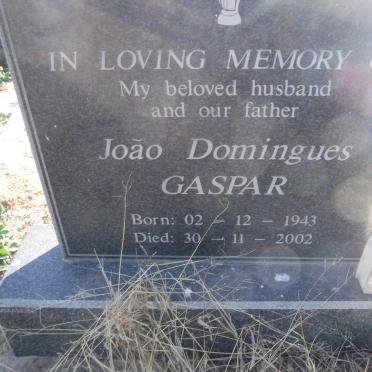 GASPAR Joao Domingues 1943-2002