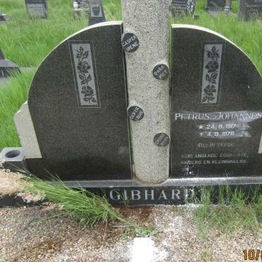 GIBHARD Petrus Johannes 1917-1976