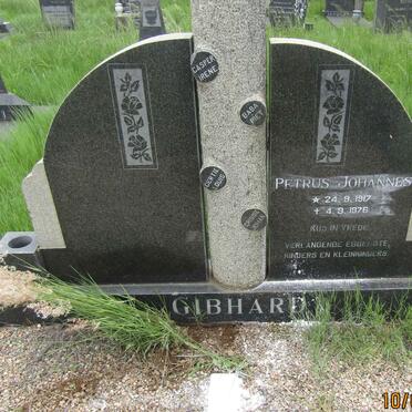 GIBHARD Petrus Johannes 1917-1976