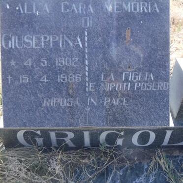 GRIGOLI Giuseppina 1902-1986