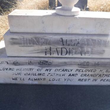 HADDAD Henry Alexander 1925-1981