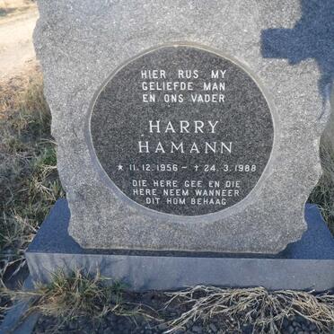 HAMANN Harry 1956-1988