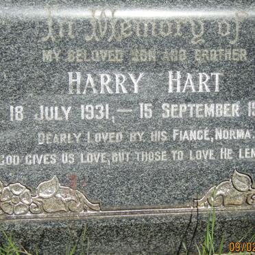 HART Harry 1931-1955