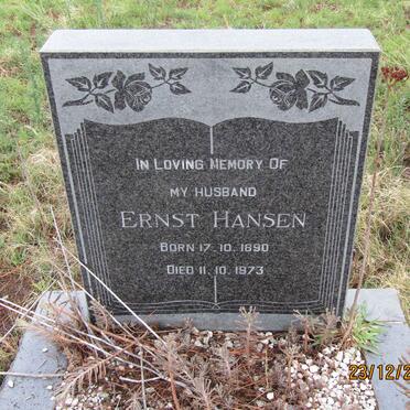 HANSEN Ernest 1890-1973