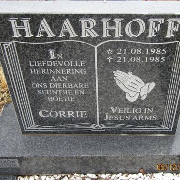 HAARHOFF Corrie 1985-1985