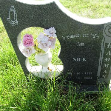 HAMMAN Nick 1918-2004