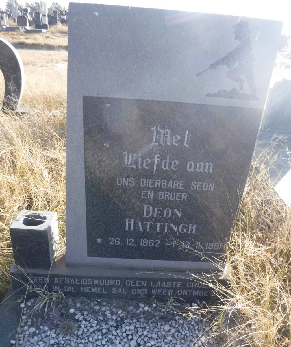 HATTINGH Deon 1962-1981
