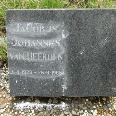 HEERDEN Jacobus Johannes, van 1929-1969