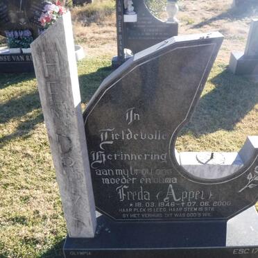 HENDRIKS Freda nee APPEL 1946-2000