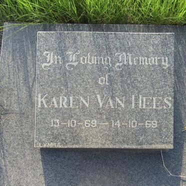 HEES Karen, van 1969-1969