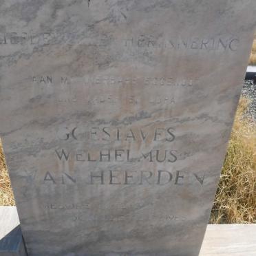 HEERDEN Goestaves Welhelmus, van 1917-1985 &amp; Rina SCHOEMAN 1921-1989