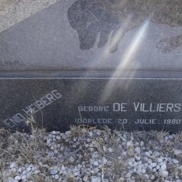 HEIBERG Enid nee DE VILLIERS 1904-1980