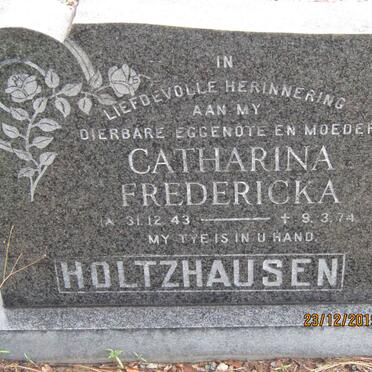 HOLTZHAUSEN Catharina Fredericka 1943-1974