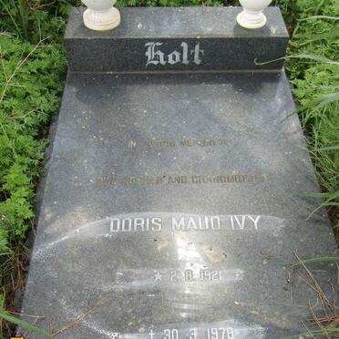 HOLT Doris Maud Ivy 1921-1978