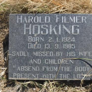 HOSKING Harold Filmer 1924-1985