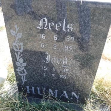 HUMAN Neels 1939-1984 &amp; Joey 1935-1986