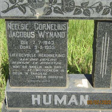 HUMAN Cornelius Jacobus Wynand 1943-1955