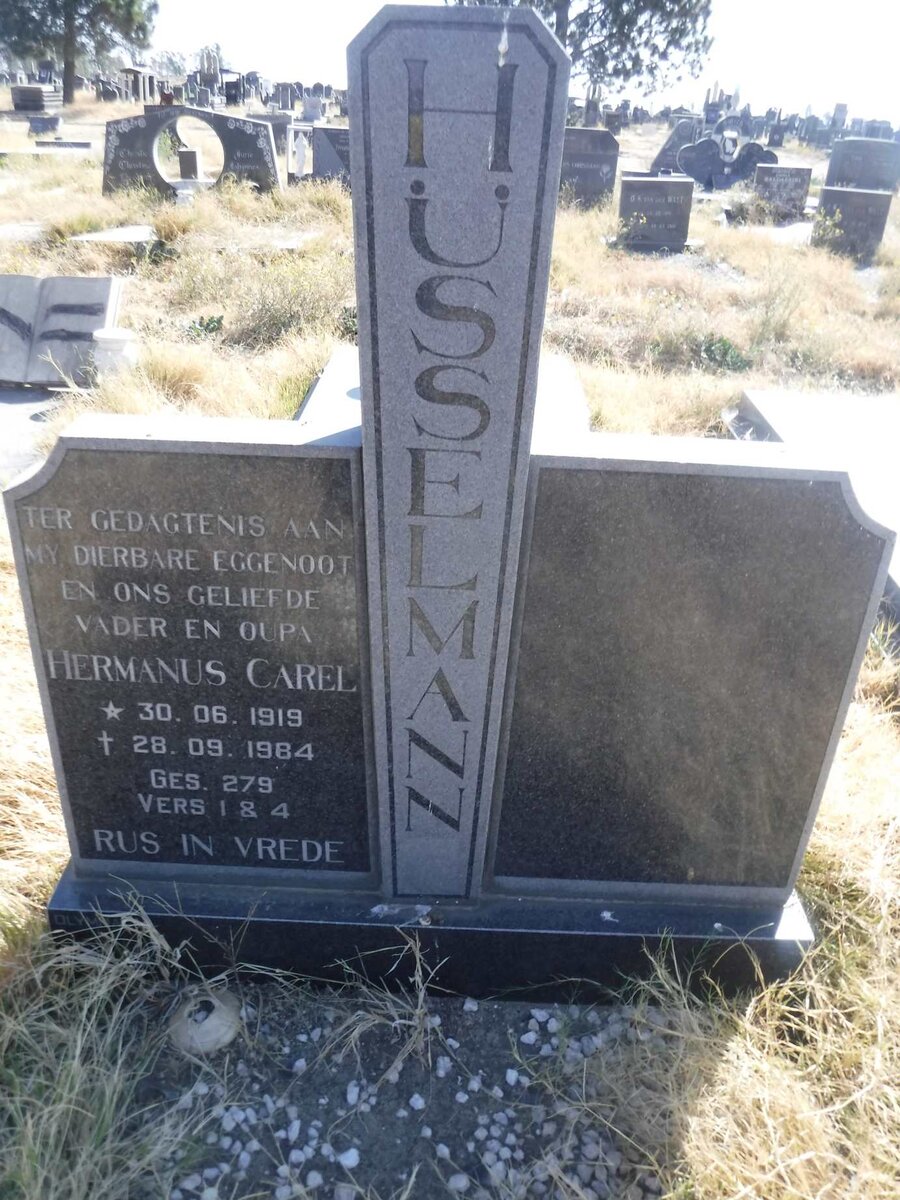 HUSSELMANN Hermanus Carel 1919-1984