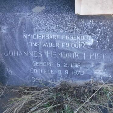 HUMAN Johannes Hendrik 1918-1978